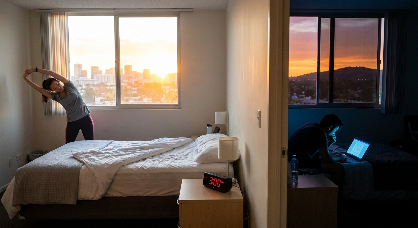 Morning Larks, Night Owls, and the Space Between: Sleep Hygiene by Chronotype